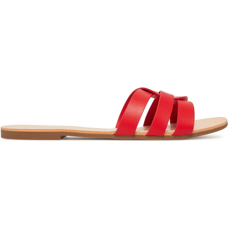 Pantoletten ONLY Shoes Onlfeli 4 15319426 Rot
