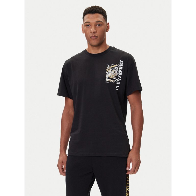 Plein Sport T-Shirt FAEC MTK8368 STE001N Schwarz Loose Fit