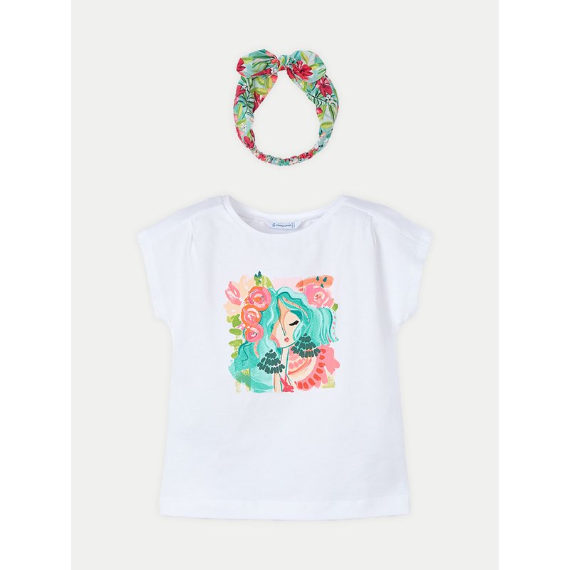 Mayoral T-Shirt 3009 Weiß Regular Fit