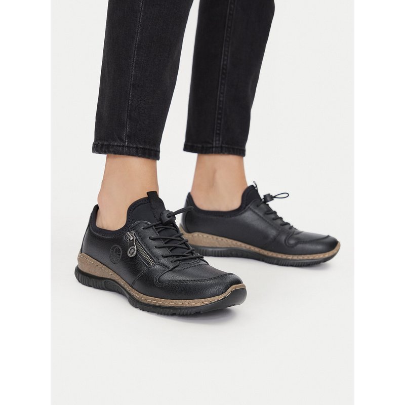 Halbschuhe Rieker N32G0-00 Schwarz