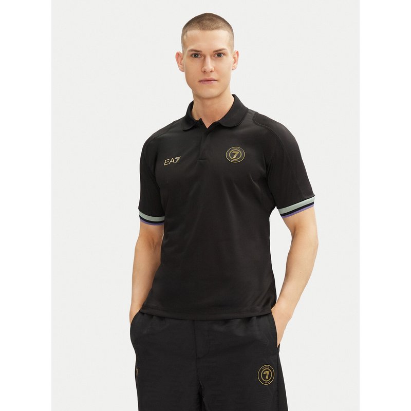 EA7 Emporio Armani Poloshirt 7M000257 AF13537 UC001 Schwarz Regular Fit