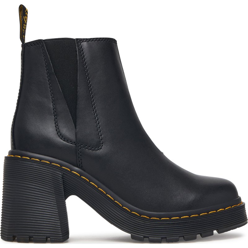 Stiefeletten Dr. Martens Spence Leather Flared Heel DM26440001 Schwarz