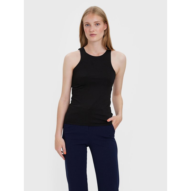 Vero Moda Top Bianca 10279787 Schwarz Standard Fit