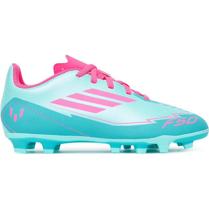 Fußballschuhe adidas F50 Club Messi Firm/Multi-Ground IH0932 Türkisfarben