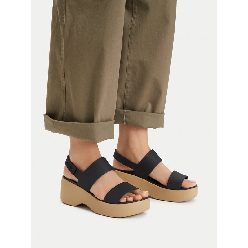 Sandalen Crocs Brooklyn Sky Sandal 212250 Schwarz