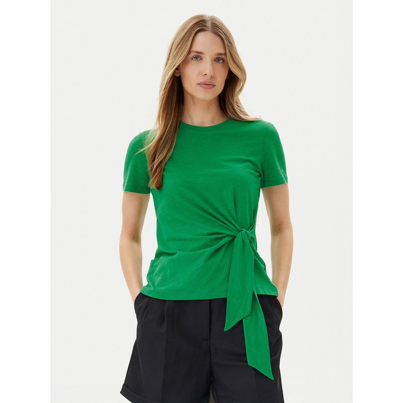 Tommy Hilfiger T-Shirt WW0WW44559 Grün Regular Fit