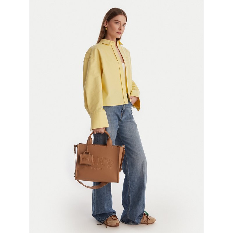 Handtasche DKNY R53AAR57 Braun