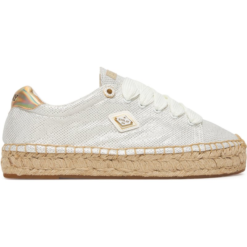 Espadrilles REPLAY GWF22 .000.C0093S Weiß