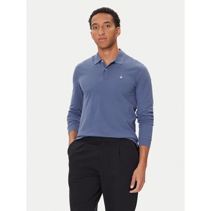 United Colors Of Benetton Poloshirt 3089J3204 Dunkelblau Regular Fit
