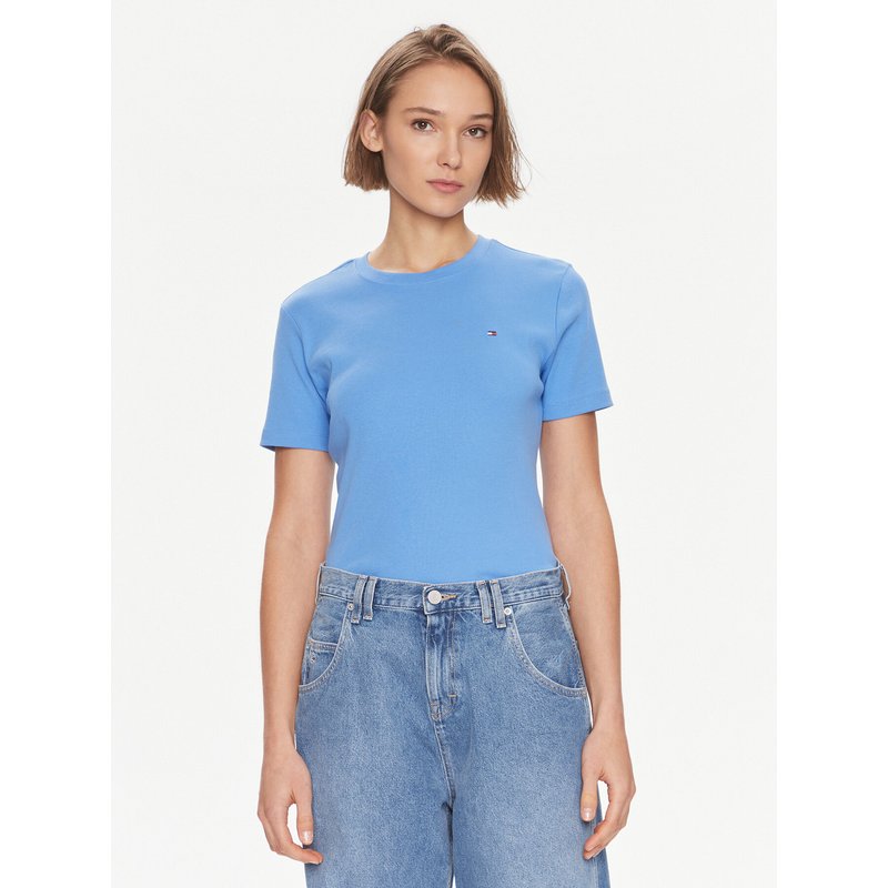 Tommy Hilfiger T-Shirt New Cody WW0WW40587 Blau Slim Fit