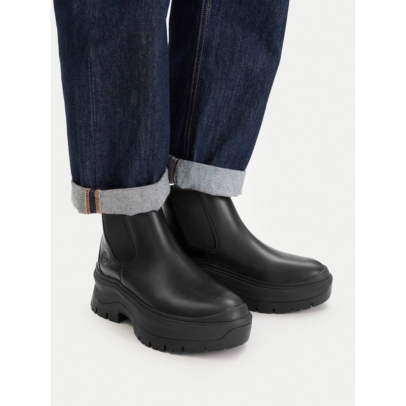 Klassische Stiefeletten Timberland Roxie lane Mid TB0A28XMW021 Schwarz