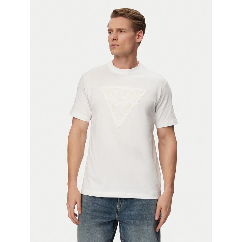 Guess T-Shirt M6GI15 K3008 Weiß Regular Fit