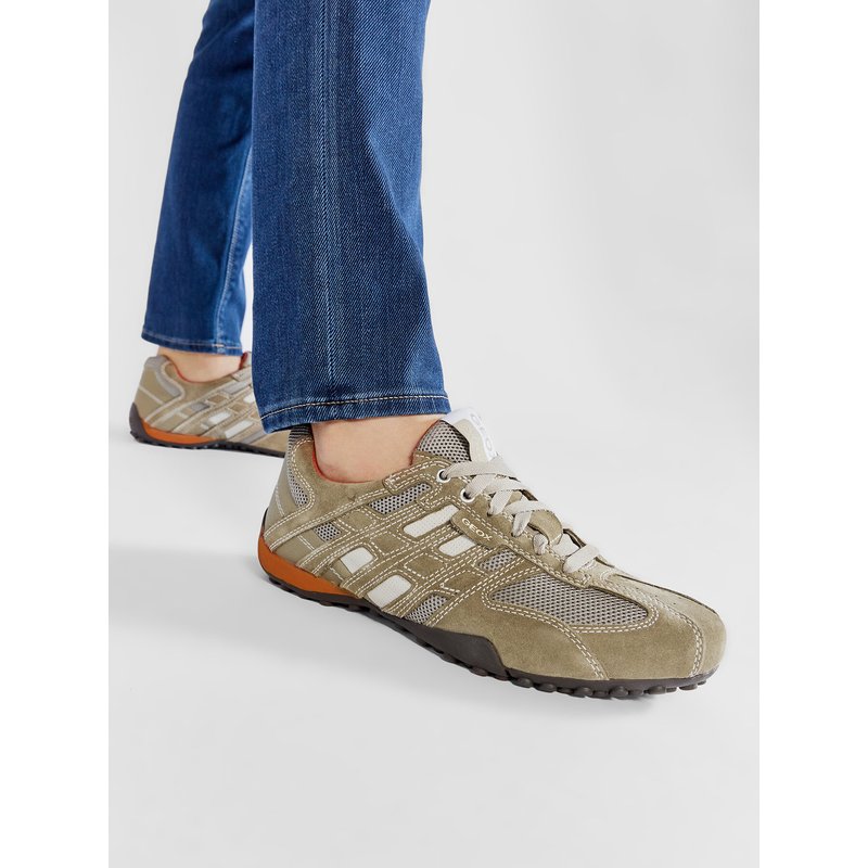 Halbschuhe Geox U Snake K U4207K 02214 C0845 Beige