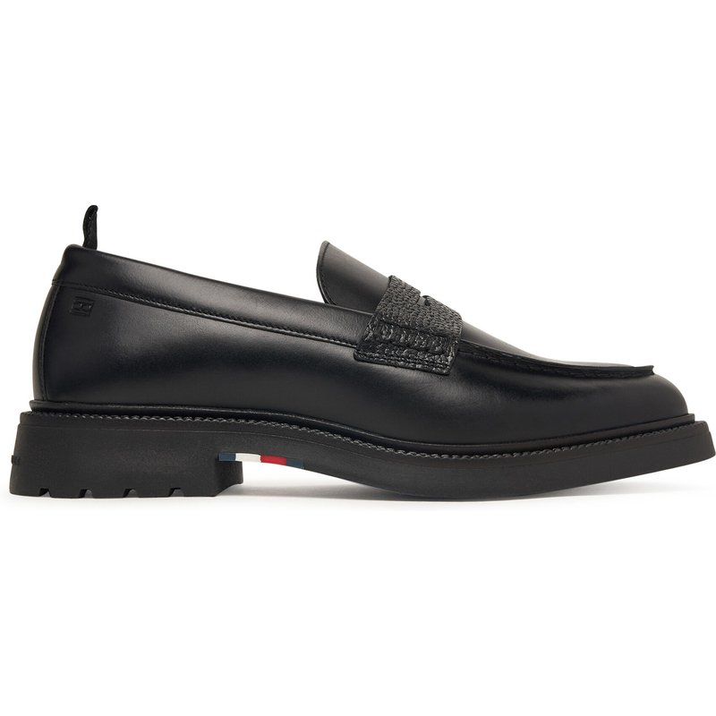 Slipper Tommy Hilfiger Corporate Casual FM0FM05968 Schwarz