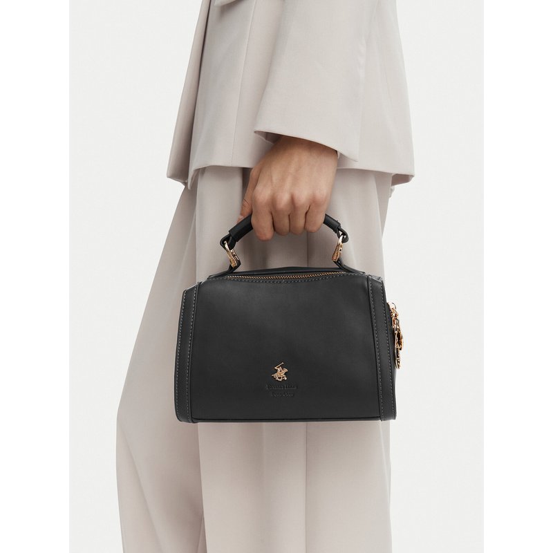 Handtasche Beverly Hills Polo Club EO-BHPC-C-019-10 Dunkelgrau