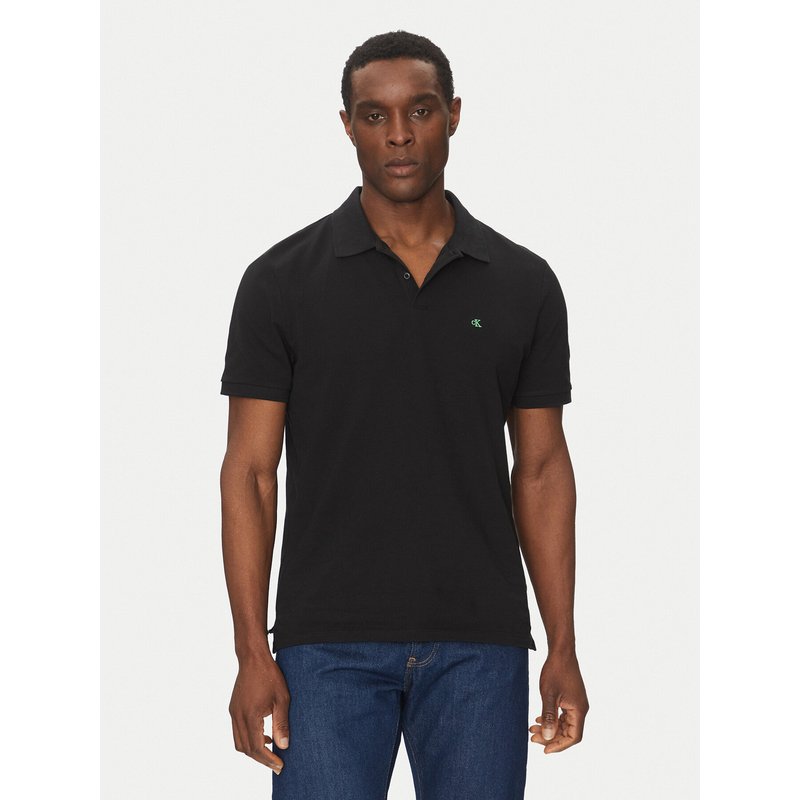 Calvin Klein Jeans Poloshirt LV040EM269 Schwarz Regular Fit