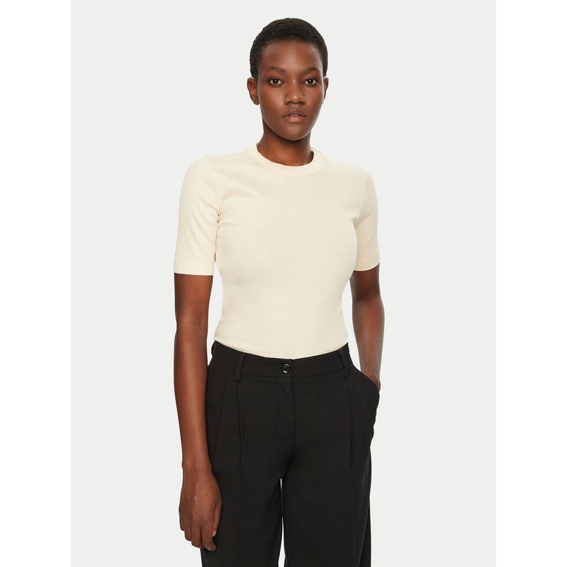 IVY OAK T-Shirt Kristin IO1100X2351 Beige Slim Fit