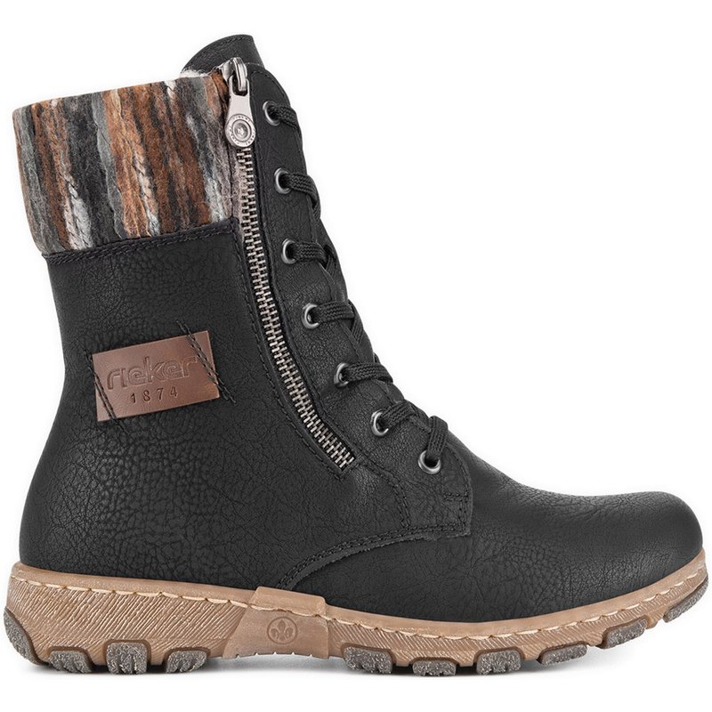 Schnürschuhe Rieker Z0123-01 Schwarz