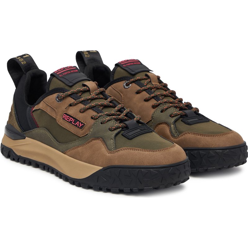 Sneakers REPLAY GMSF7 .000.C0200T Khakifarben