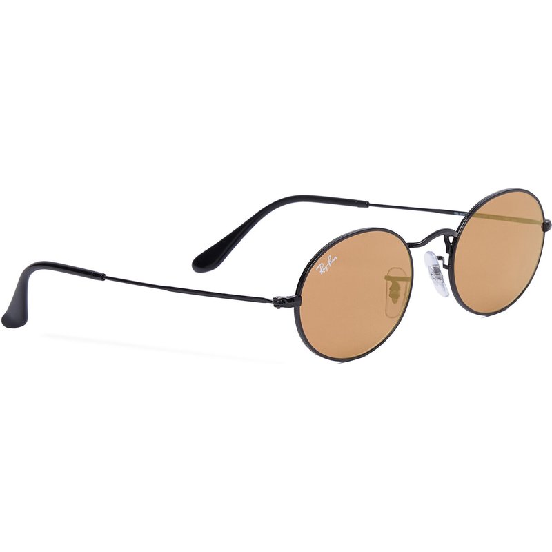Sonnenbrillen Ray-Ban Oval Flat Lenses 0RB3547N Schwarz