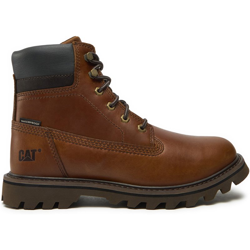 Schnürstiefeletten CAT Footwear Deplete Wp P721722 Braun