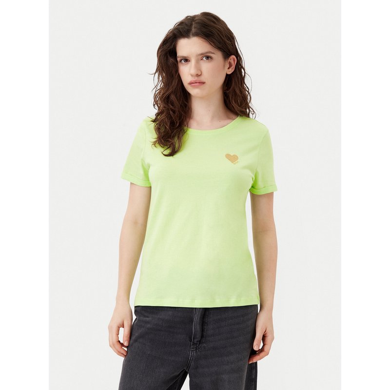 ONLY T-Shirt Kita 15244714 Grün Regular Fit