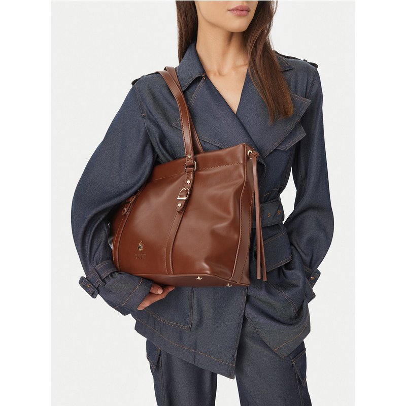 Handtasche Beverly Hills Polo Club CEO-BHPC-C-027-10 Braun