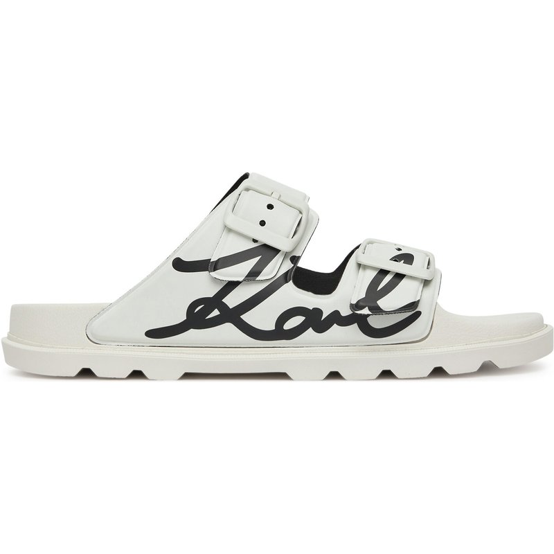 Pantoletten KARL LAGERFELD Kondo Tred KL80972 Weiß