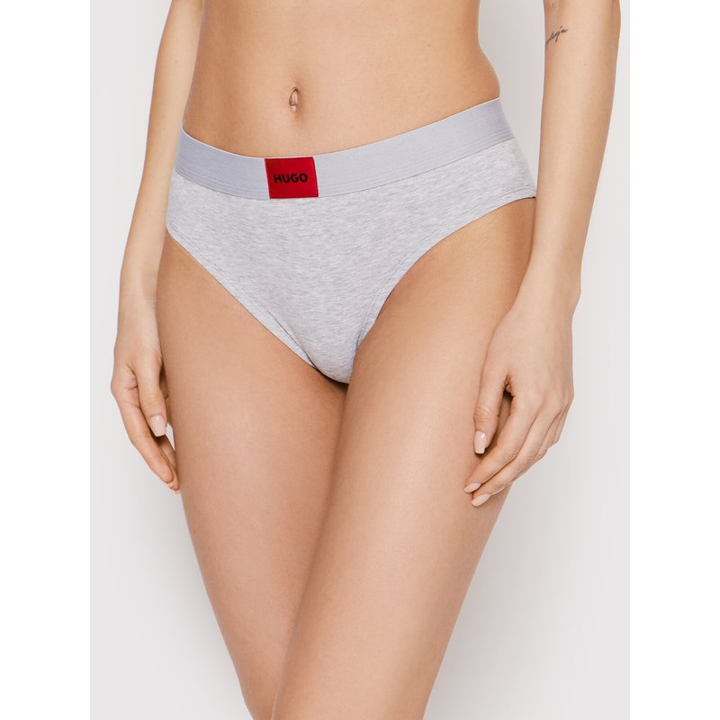 Hugo Klassischer Damenslip Brief Hw Red Label 50469672 Grau