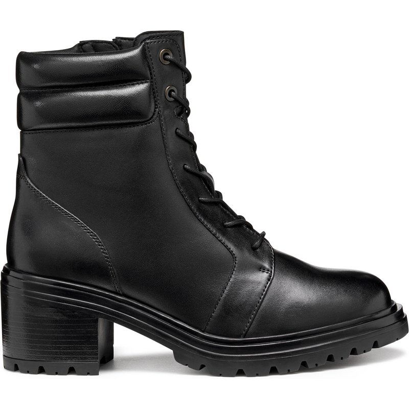 Schnürschuhe Geox D Damiana D56QCC 043TU C9999 Schwarz