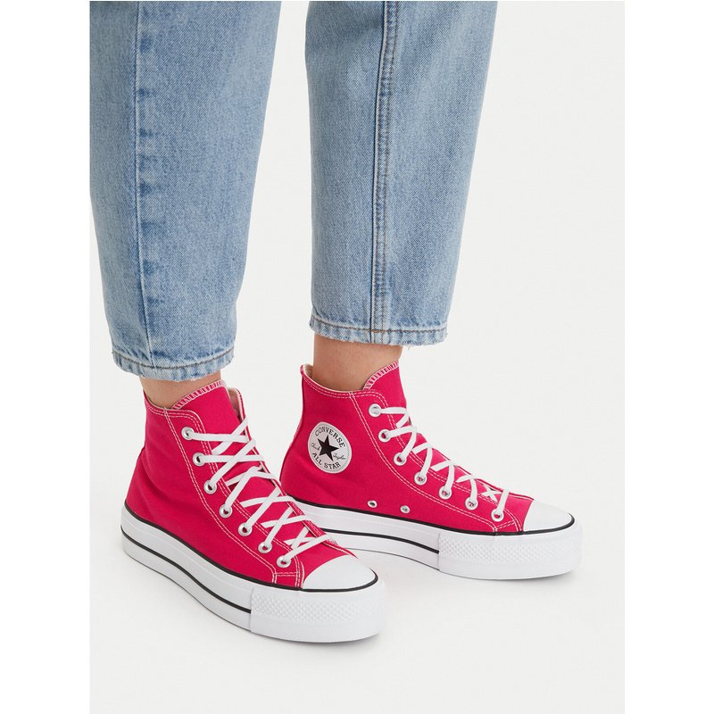 Sneakers aus Stoff Converse Chuck Taylor All Star Lift Platform Hi A08288C Rosa