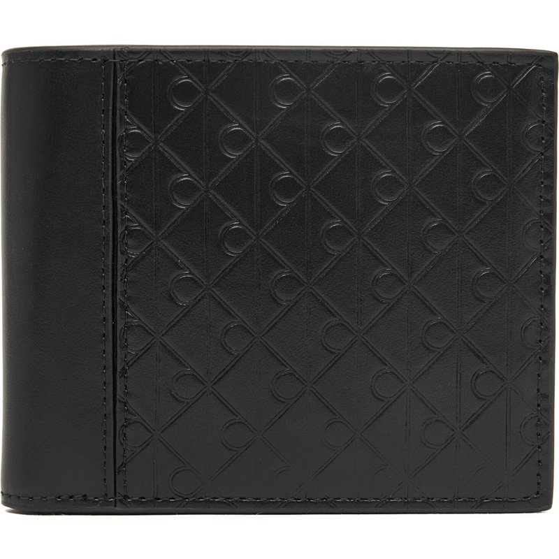 Geldbörse Calvin Klein Refined Emblem Mix Billfold W/ F LV04D1317G Schwarz