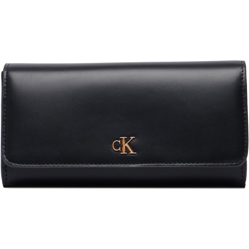 Geldbörse Calvin Klein Ck Long Wallet LV04F1224G Schwarz