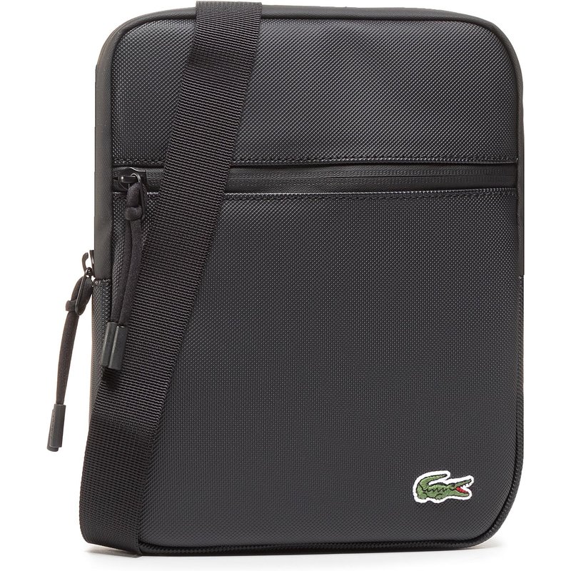 Umhängetasche Lacoste M Flat Crossover NH3308LV Schwarz