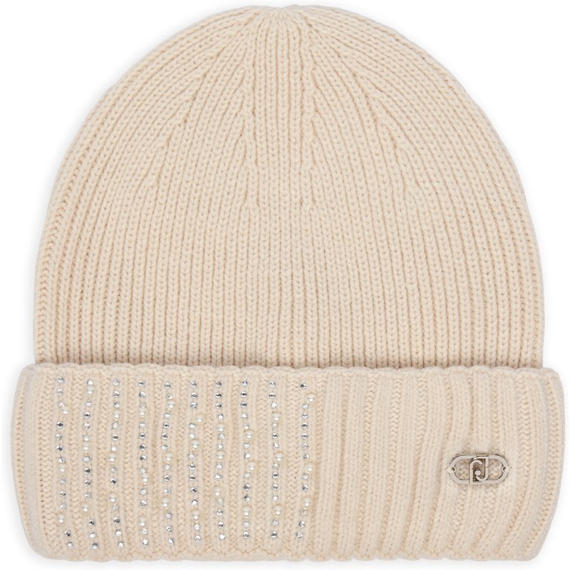 Mütze Liu Jo 2F6027 MAA06 Hellbeige