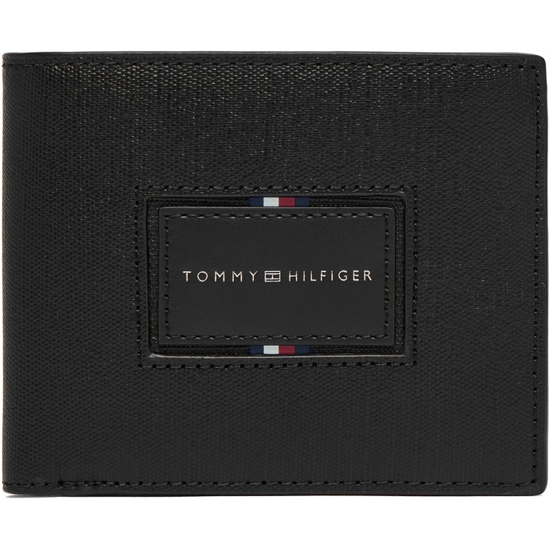 Geldbörse Tommy Hilfiger Th Foundation Cc And Coin AM0AM14506 Schwarz