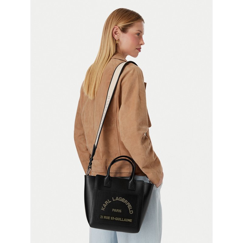 Handtasche KARL LAGERFELD B3W30093 Schwarz