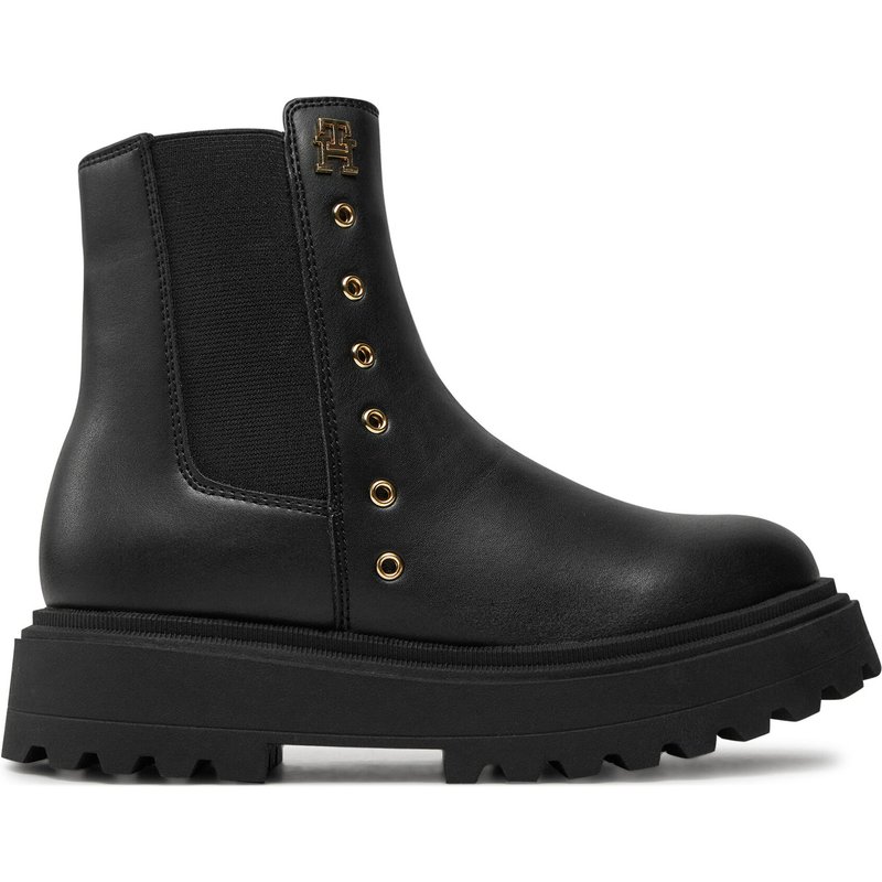 Stiefeletten Tommy Hilfiger Chelsea T3A5-33578-1351 S Schwarz
