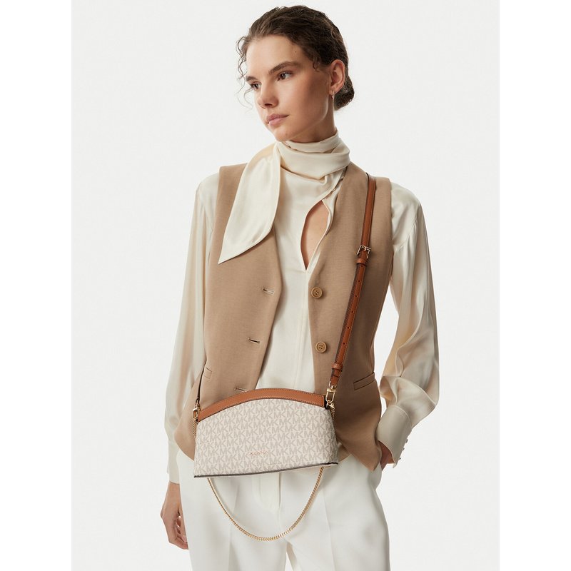 Handtasche MICHAEL Michael Kors 30S6G13C5B Creme