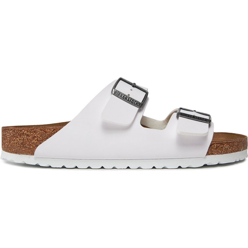 Pantoletten Birkenstock Arizona Birko-Flor 552681 Weiß