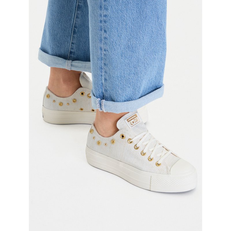 Sneakers aus Stoff Converse Chuck Taylor All Star Heathered Glam A17597C Beige