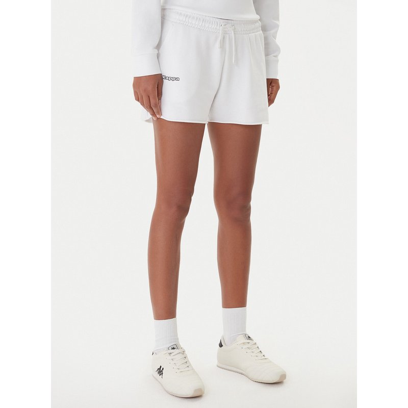 Kappa Sportshorts Fefra 351K2RW Weiß Regular Fit