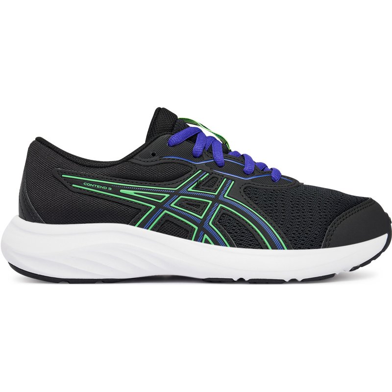 Laufschuhe Asics Contend 9 Gs 1014A337 Schwarz