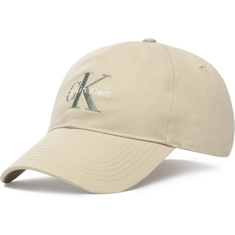 Cap Calvin Klein Monologo Embroidery Baseball Cap LV04G5004G Beige