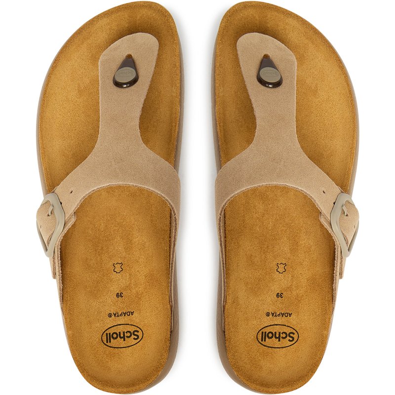 Zehentrenner Scholl Anais Chunky F01219 Beige