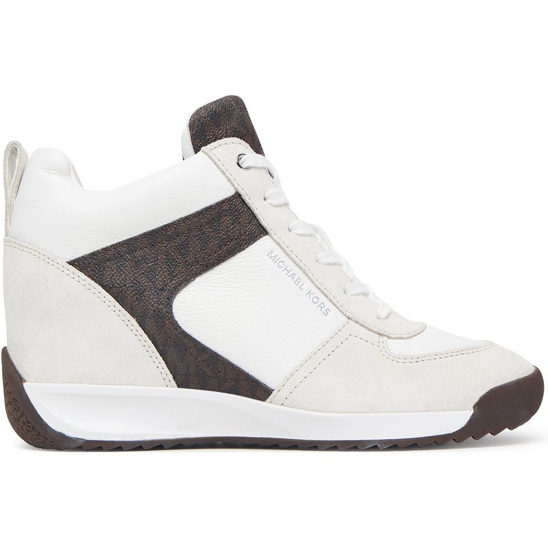 Sneakers MICHAEL Michael Kors Nikko S2 Wedge Trainer 43F6NKFS4S Weiß