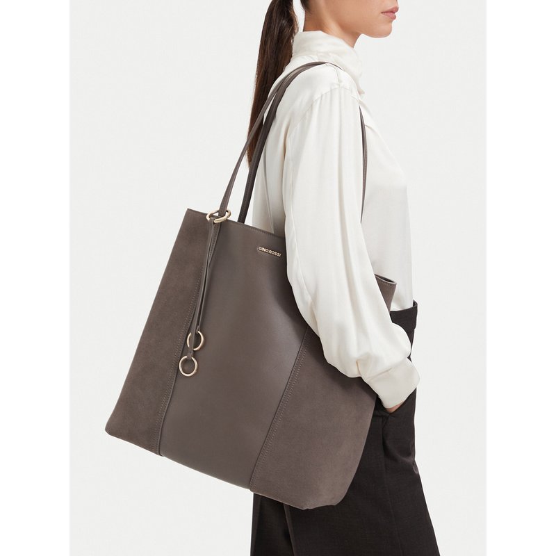 Handtasche GINO ROSSI EO-LA224-19590-2 Dunkelbeige