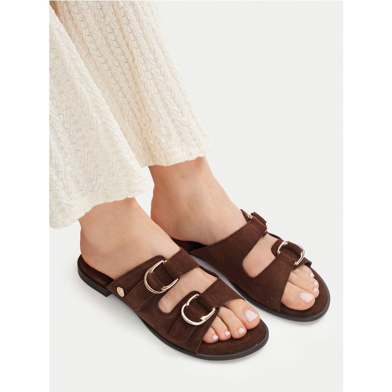Pantoletten U.S. Polo Assn. EO-KATYA001W/6S1 Braun
