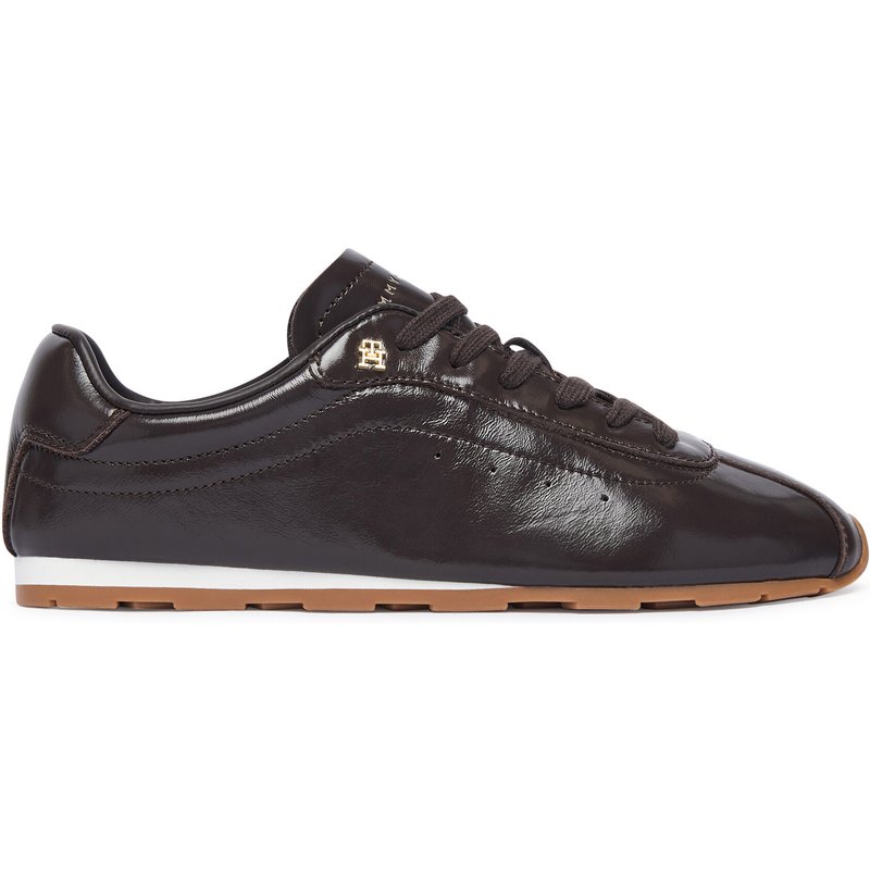 Sneakers Tommy Hilfiger Bella Sneaker Leather FW0FW09495 Braun