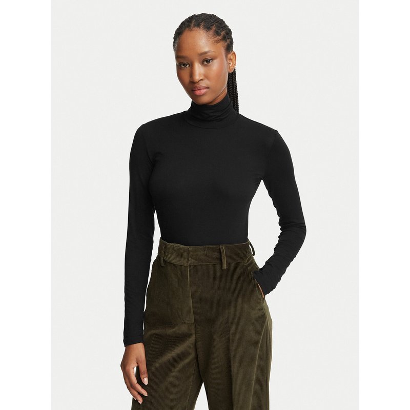 Weekend Max Mara Rollkragenpullover Multif 2625946012 Schwarz Regular Fit